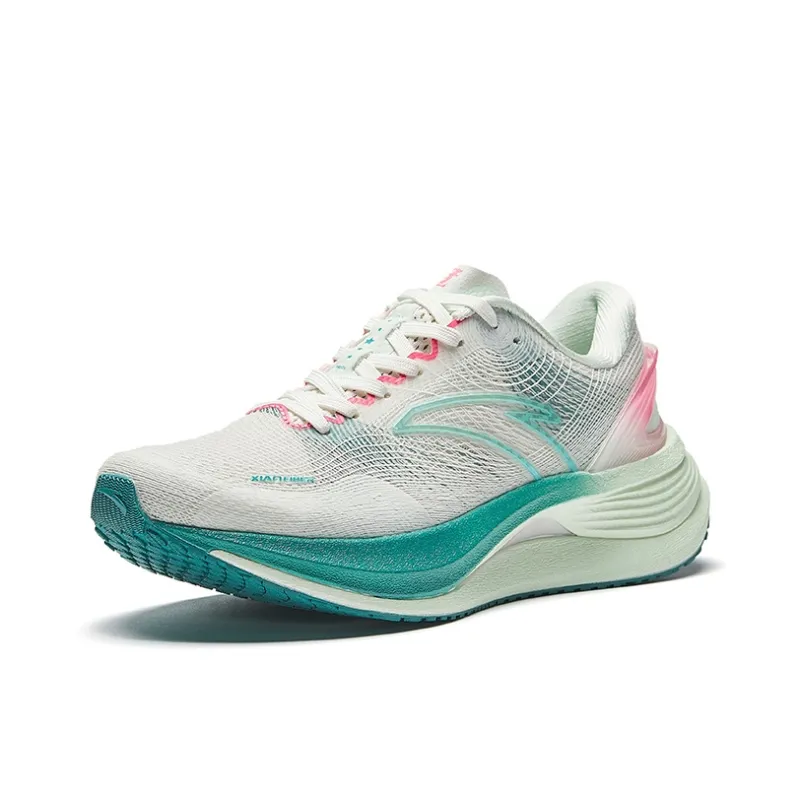 Anta Champion 3rd Gen PRO Cushioning Wear-Resistant Low-Top Running Shoes Women's Gray Green Blue-1