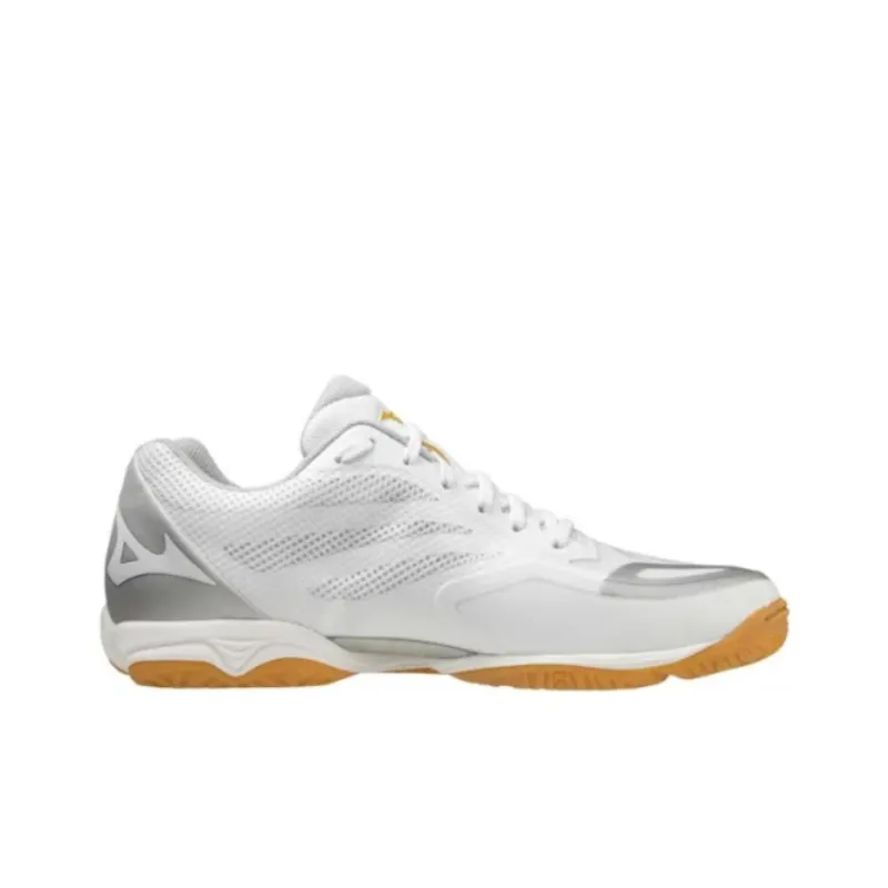 Mizuno Fly Cushioning Wear Resistant Low Top Training Shoes Unisex White-1