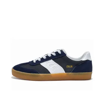 Kappa Back to Back Abrasion Resistant Slip Resistant Low Top Skateboard Shoes Unisex Midnight Blue