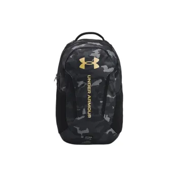 Under Armour Polyester Backpack Regular Men's Black & Gold