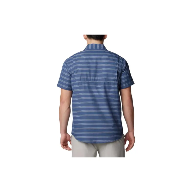Columbia Men's Homecrest™ Short Sleeve Shirt Shirt Men's Blue-1