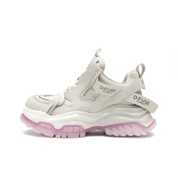 D FUSE SCANDINAVIA Chunky Sneakers Women's Low Top Gray