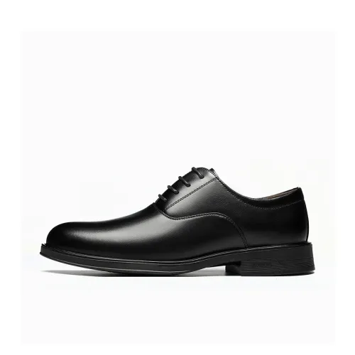 WARRIOR Dress Shoes Men Low-Top Black