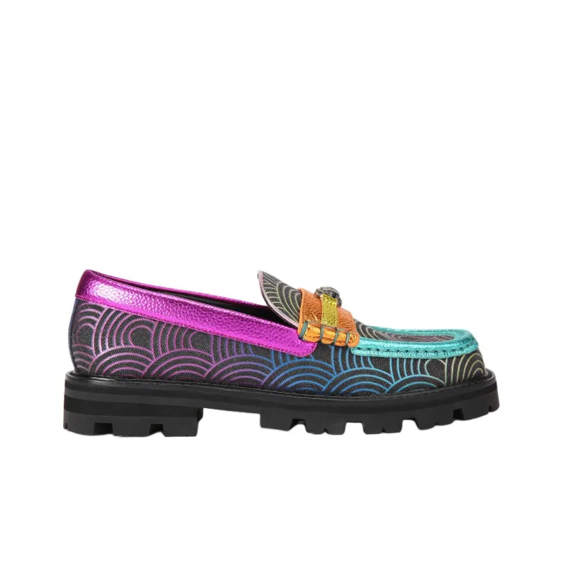 Kurt Geiger London Southbank Loafers Women's Cyan-Black Gradient-1