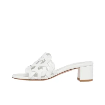 GIANVITO ROSSI Slide Slippers 4.5cm Women's White