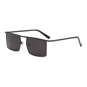 EQUIPMENTELEGANT Metal Rectangular Sunglasses Unisex
