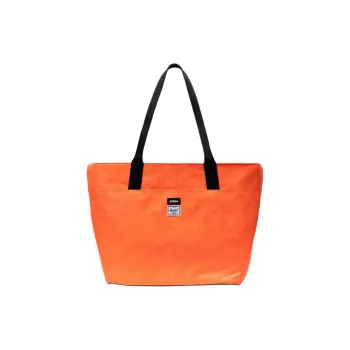 Herschel Prince Collaboration Recycled Main Body Fabric Tote Bag Shopping Bag Shoulder Bag Handbag Unisex Neon Orange