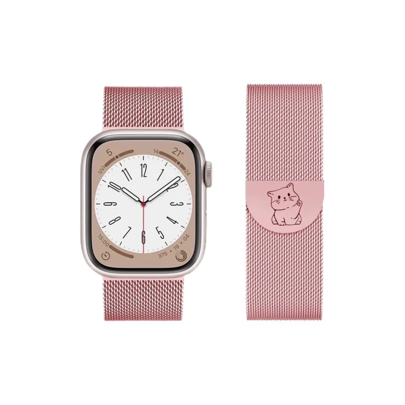 CHENSONG Apple Compatibility Watch Band Stainless Steel Material-0