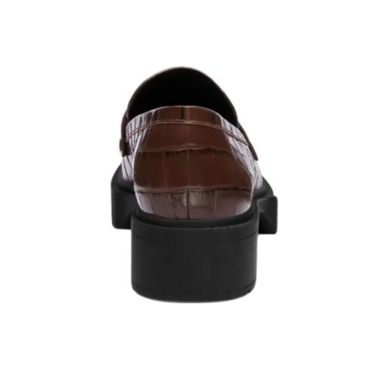 COACH Leah Loafers 3.8cm Women's Brown-4