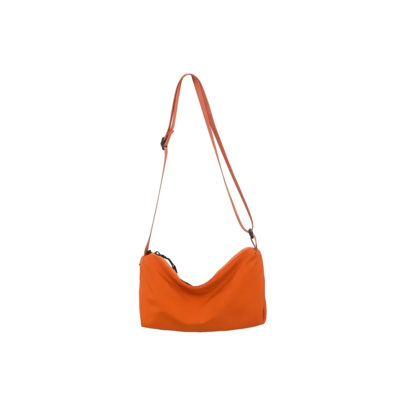 Morellybear Nylon Shoulder Bag, Crossbody Bag Regular Unisex Black/Orange/Green/Yellow/White-5