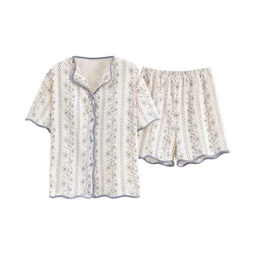 William Pajama Set Women's White