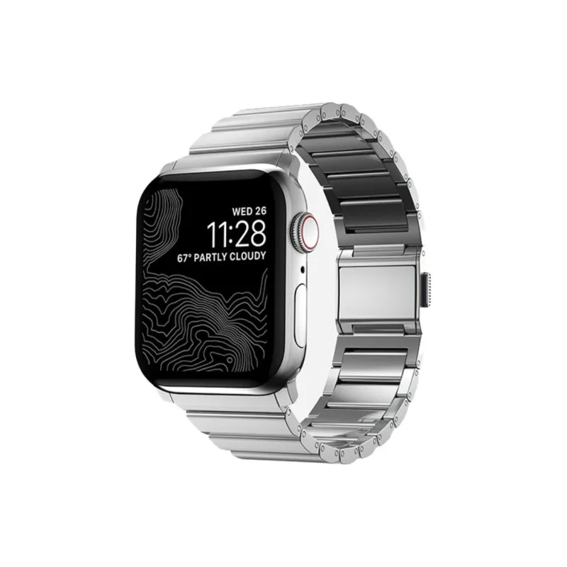FZRT Apple Compatibility Watch Band Stainless Steel Material-8