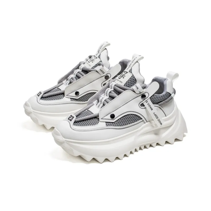 URBAN AUTHENTIC Slip Resistant, Abrasion Resistant, Breathable Low Top Chunky Sneakers Men's-8