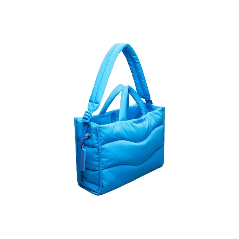 Coachtopia Recycled Polyester Tote Bag, Shopping Bag, Shoulder Bag, Crossbody Bag, Handbag Tubas Women's Surfing Blue-2
