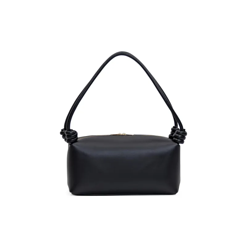 JIL SANDER Logo Embossed Medium Shoulder Bag-2