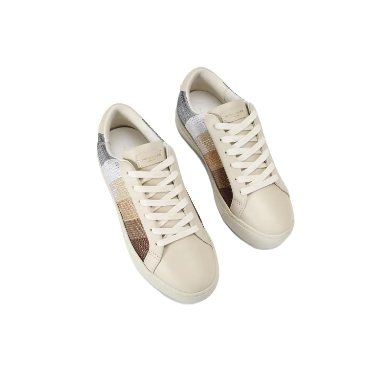 Kurt Geiger London Laney Skateboard Shoes Women's Beige-2