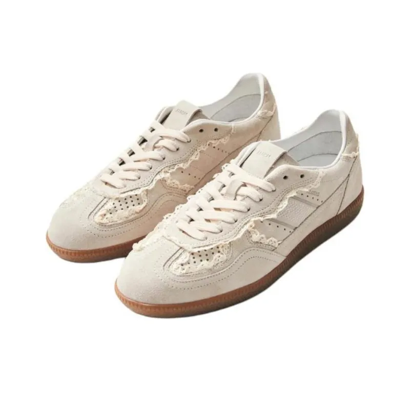ALOHAS Tb.490 Low Top Skateboard Shoes Women's Beige-2