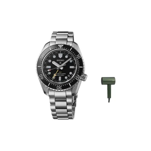 SEIKO Automatic Mechanical Movement Stainless Steel Strap Watch Unisex Black Dial