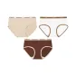 Skin-Tone White+White+Dark Brown