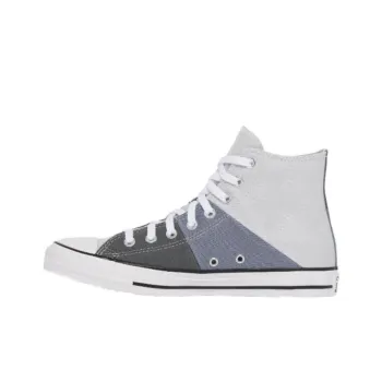 Converse Chuck Taylor All Star Anti Slip Wear Resistant High Top Canvas Shoes Men's Gray White