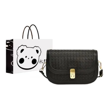 NX DOUGHNUT PU Crossbody Bag, Shoulder Bag Women's Black/Brown/Light Pink/White & Brown