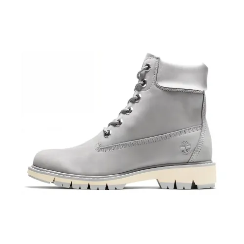 Timberland 6 Inch Water Resistant Wear Resistant Cushioning Knee High Outdoor Boots Women's Light Gray