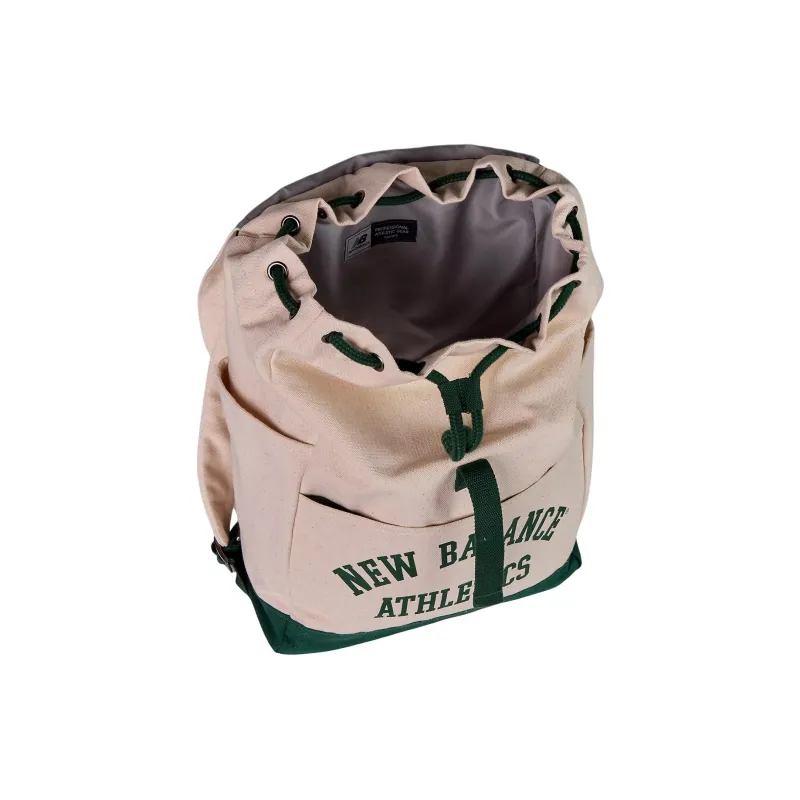 New Balance Cotton Canvas Canvas Bag Backpack Regular Unisex Night Watchman Green-3