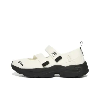 FILA Ray Anti Slip Wear Resistant Low Top Casual Shoes Unisex White Black
