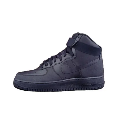 Nike Air Force 1 Skateboard Shoes Unisex High-Top Black