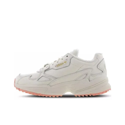 Adidas Originals Falcon Casual Shoes Women's Low-Top White/Brown/Pink