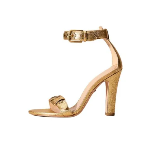 COACH Elizabeth Strap Sandals 10cm Women's Gold