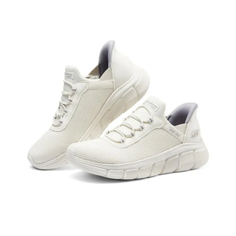 Skechers Knitted Running Shoes 'Beige' Women's-3