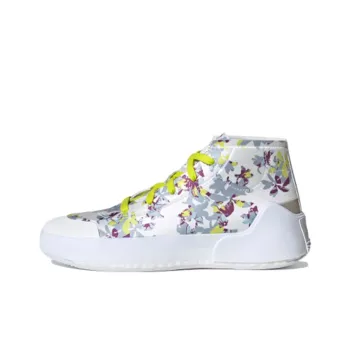 Adidas Treino Mid Stella McCartney Floral Print White Women's