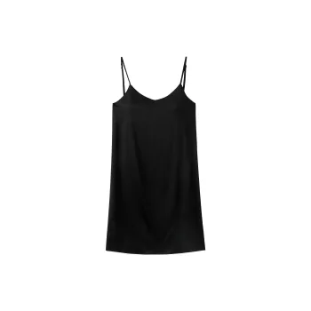 CAIHENGTONG Nightgown Women's Black