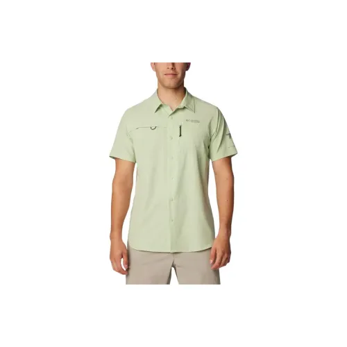 Columbia Summit Valley Shirts Men Sage Leaf