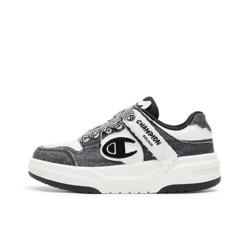 Champion Towel Skate Low-Top Skateboard Shoes Men's Black White
