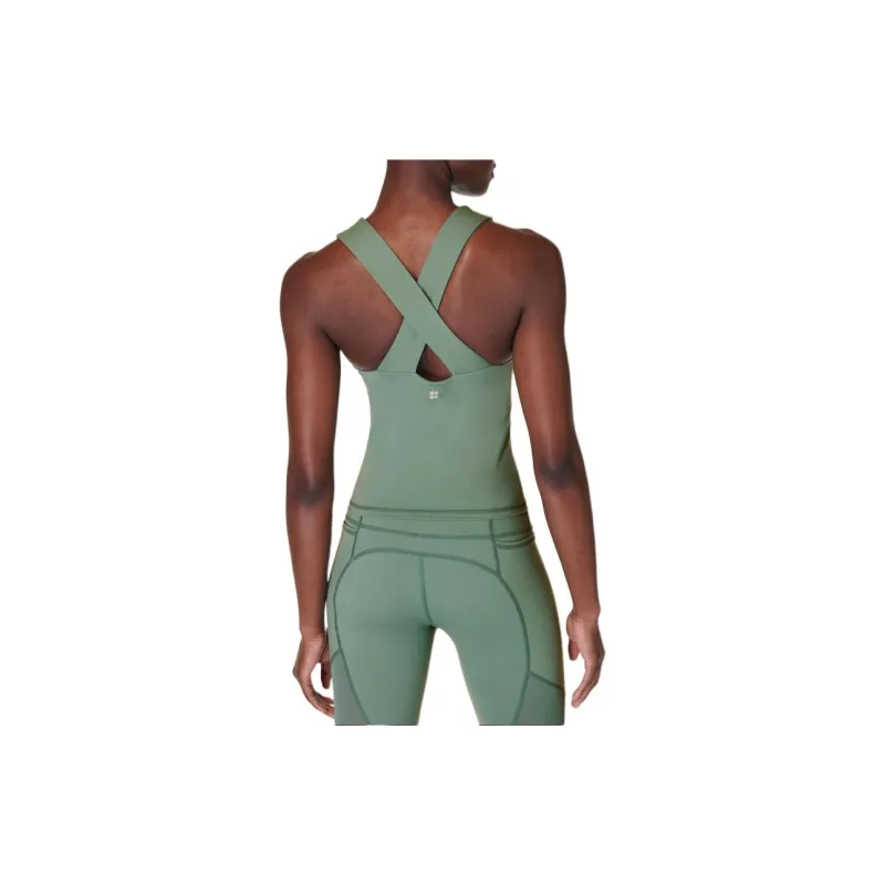 Sweaty Betty Power Illusion Sport Vests Women's Cool Green-1
