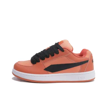 GLO BULL Skateboard Shoes Unisex Low-Top Orange Black