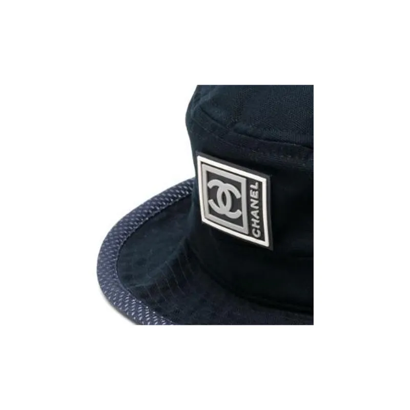 CHANEL 1990 2000s Sport Line Bucket Hat-1