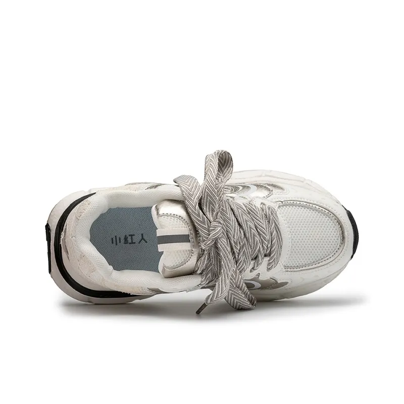 Little Red Man Breathable Lightweight Low-Top Chunky Sneakers Unisex-7
