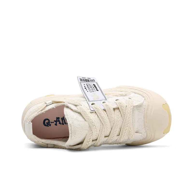 Q-AND Wrapping Anti-Slip Shock-Absorbing And Wear-Resistant Low-Top Skateboard Shoes Unisex-2