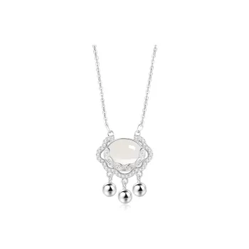 JUICY GRAPE Chalcedony Jade Necklaces Women's
