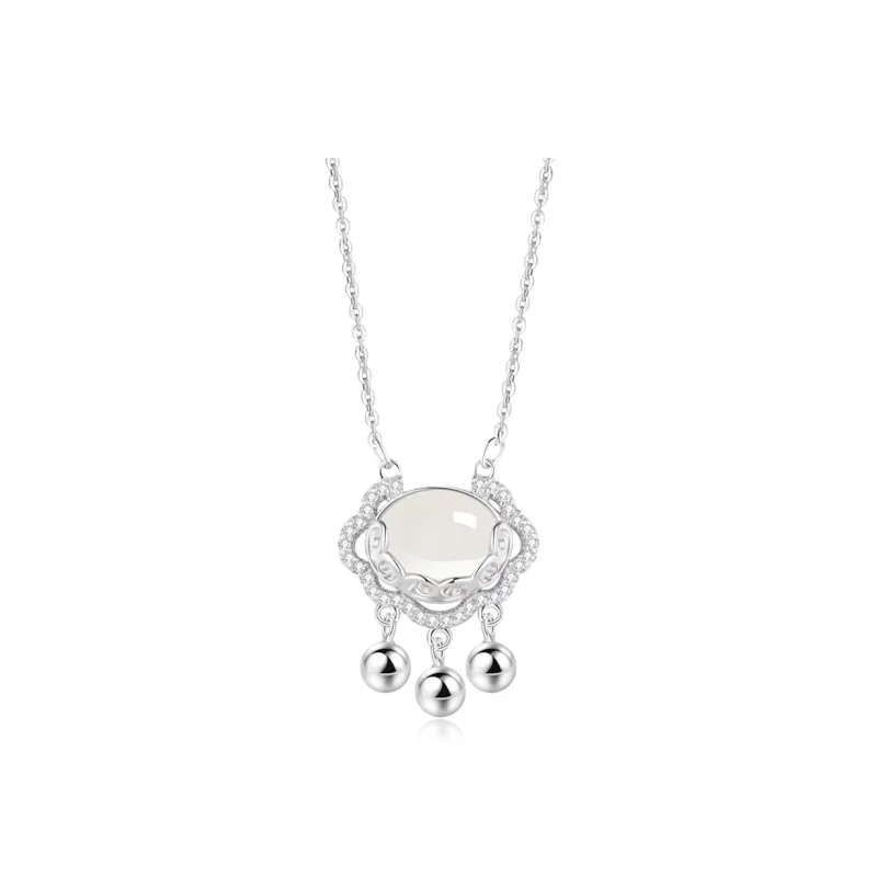 JUICY GRAPE Chalcedony Jade Necklaces Women's-0