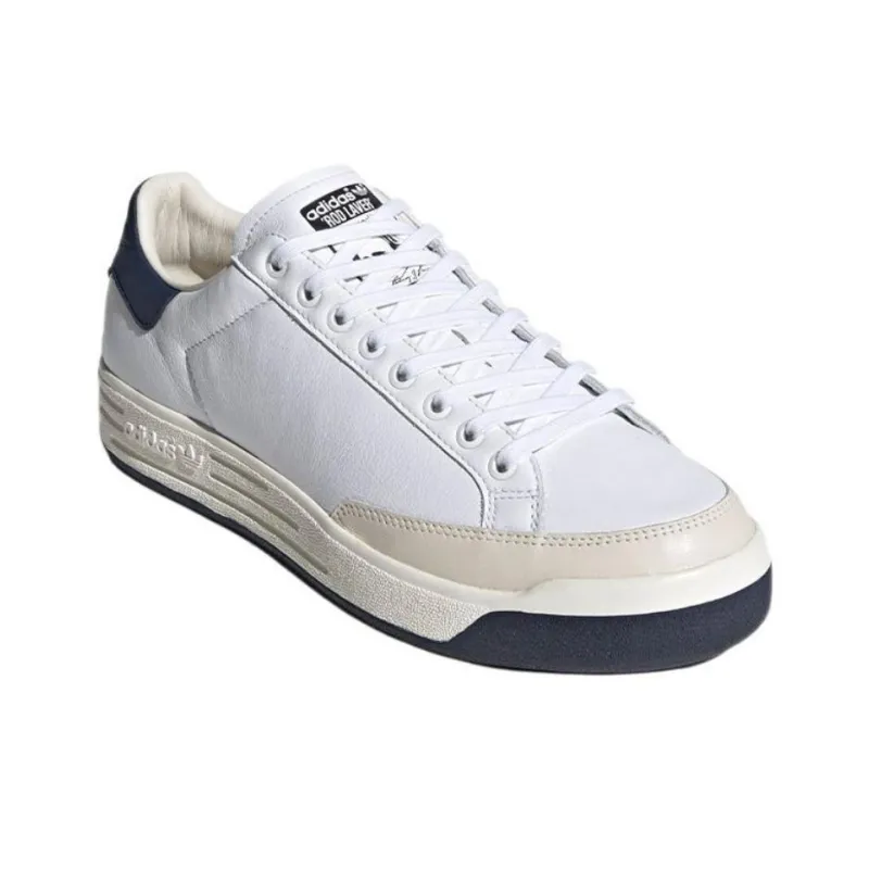 Rod Laver Adidas Originals 'Flat White Navy'-2