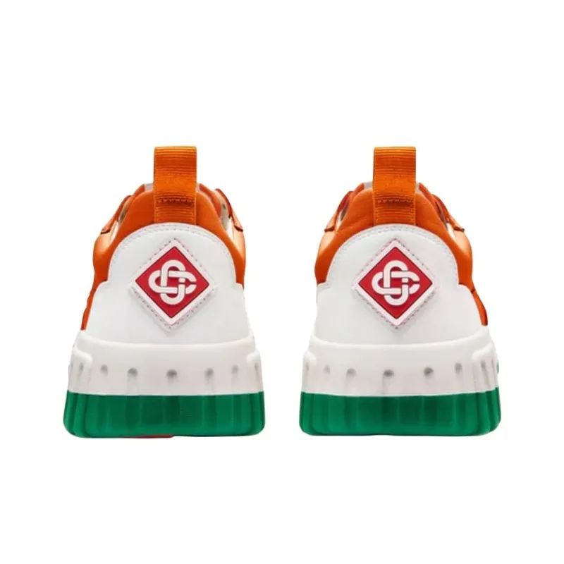 CASABLANCA Court Casual Shoes Women's White Orange-3