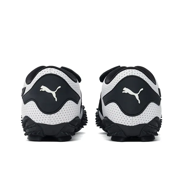 PUMA Mostro Perforated Leather White Black-5