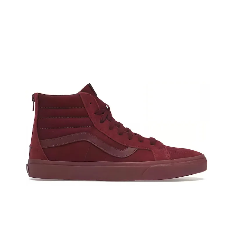 Vans SK 8 Hi Reissue Zip Monochrome Port Royale Suede-1