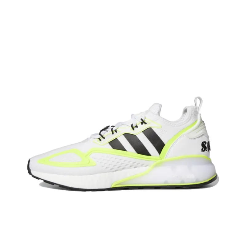 Adidas 2K Boost White Solar Yellow-0