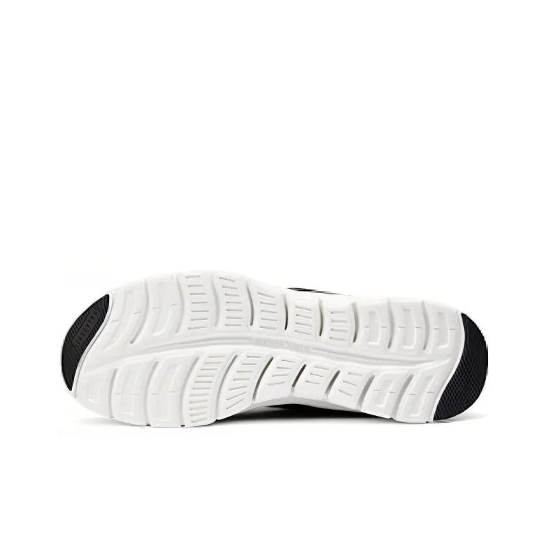 Skechers Cushioned Wear Resistant Breathable Low Top Casual Running Shoes Women's Black-4