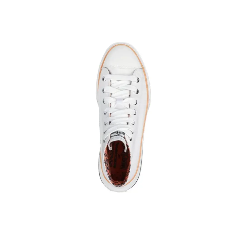 Skechers SNOOP Canvas Shoes Men High-Top White-3